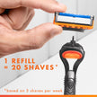 Gillette Razors, Fusion 5 Razor Men, 5-Blade, 1 Handle + 4 Refill 🍁 All In One Marketplace Canada