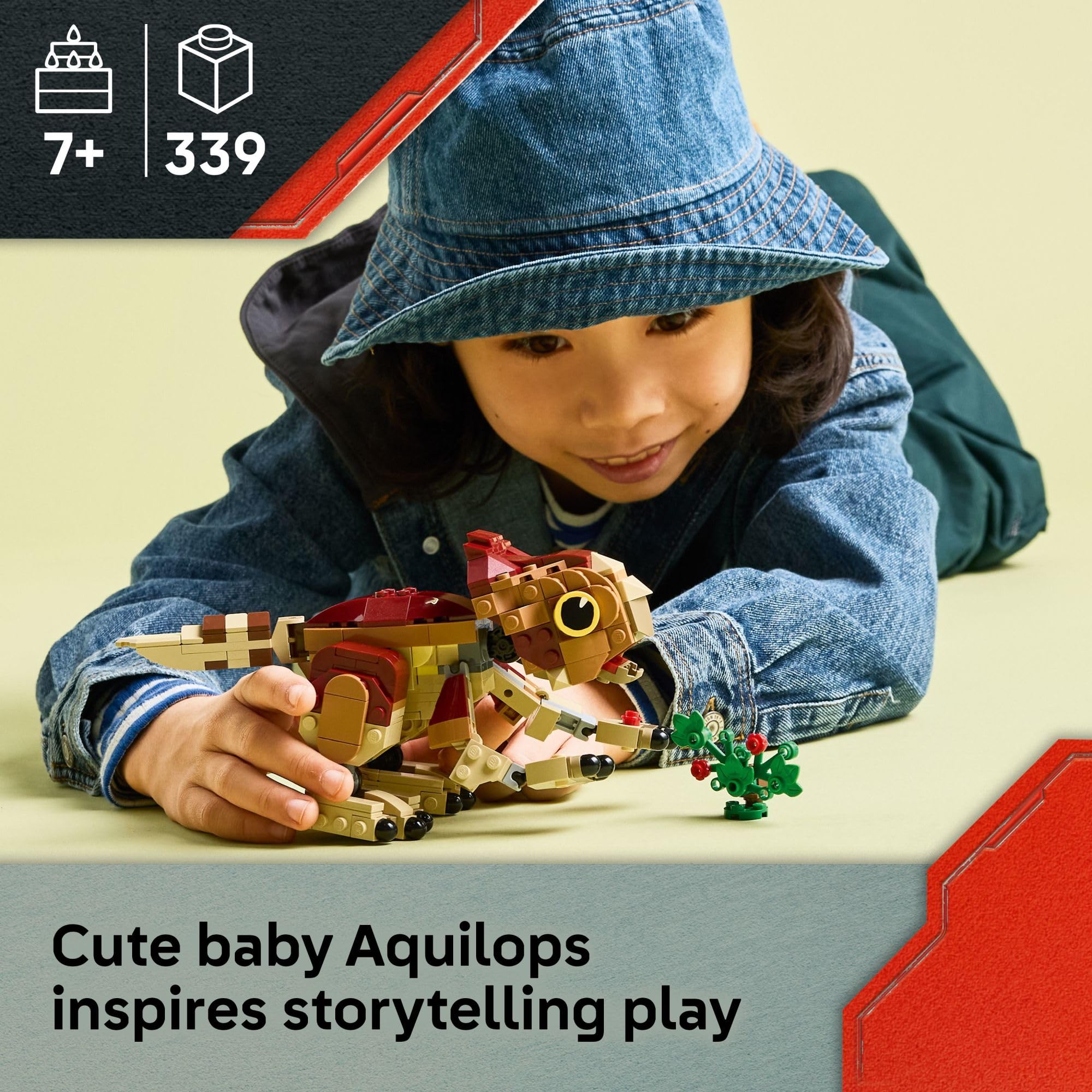 LEGO Jurassic World Baby Dinosaur Dolores: Aquilops Kids Toy - Educational and Learning Toy for Girls & Boys, Ages 7+ - Pretend Play Gift Idea for Birthdays - 76970 🍁 All In One Marketplace Canada