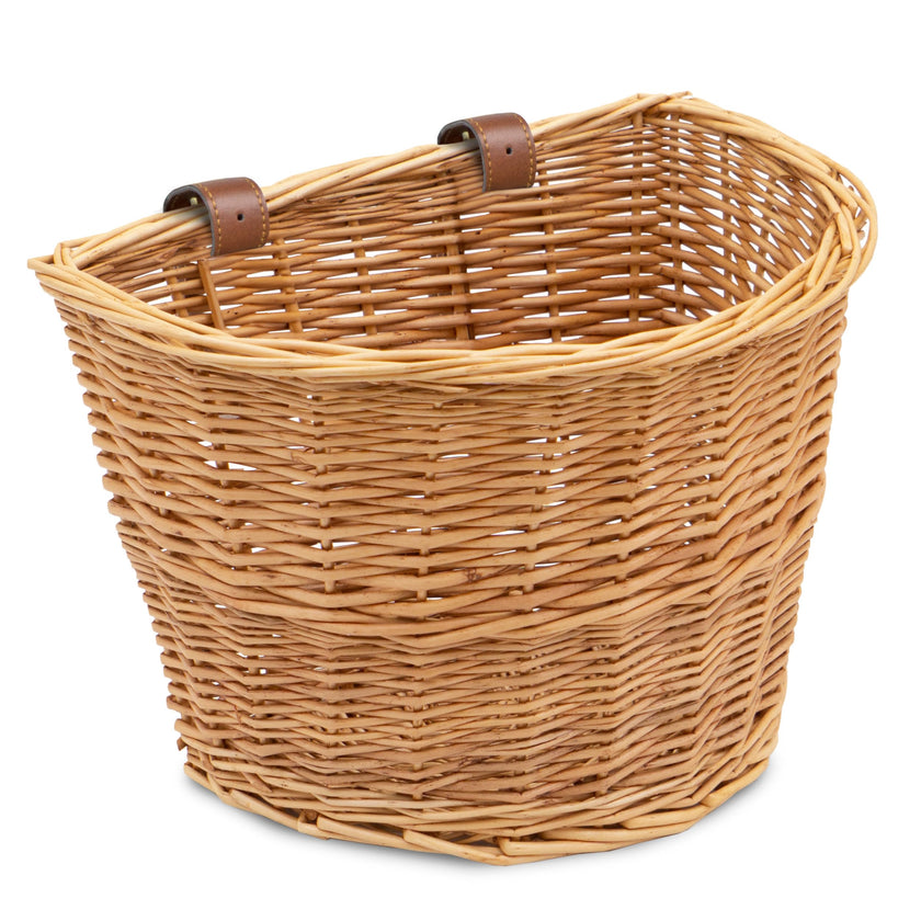 ProSource Wicker Bike Basket Front Cargo for Women and Men, Fits Most Bicycles, Beach Cruisers, Stationary Equipment, and Ebikes, Light Brown 🍁 All In One Marketplace Canada