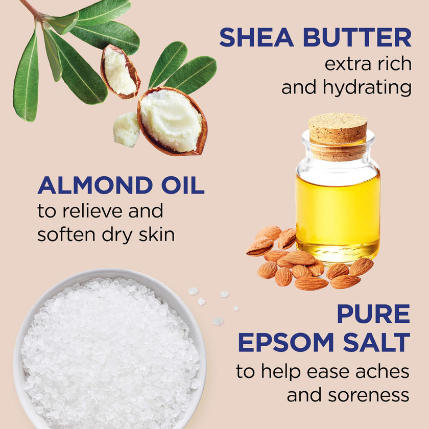 Dr Teal's Pure Epsom Salt Teal's Soaking Solution, Shea Butter & Almond Oil, 48 Oz 🍁 All In One Marketplace Canada