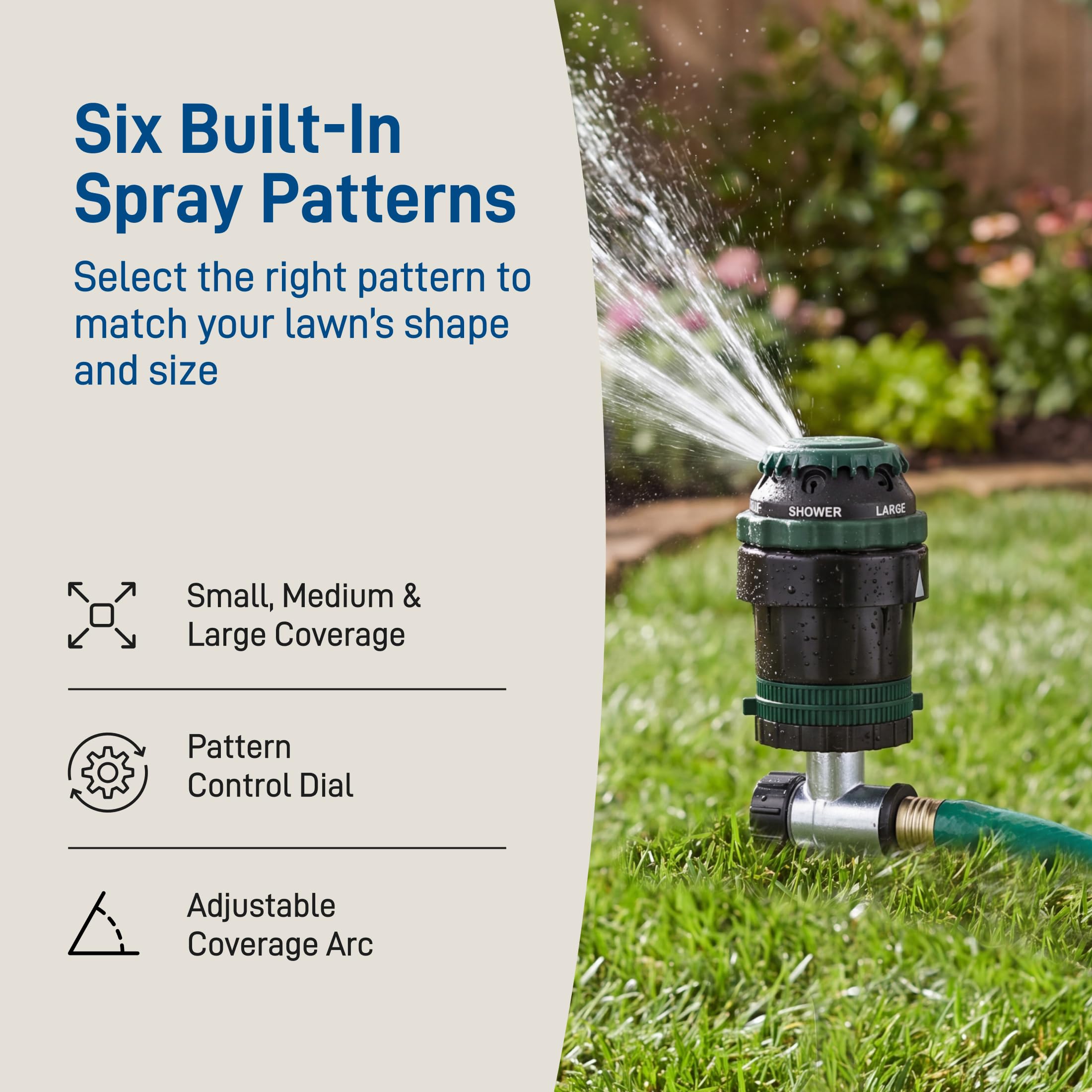 Orbit H2O-6 Gear Drive Sprinkler, Spike B 58573 🍁 All In One Marketplace Canada