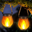 iBaycon 2 Pack Gen2 Solar Lantern Lights USB Ultra-Real Flame, Warm White 🍁 All In One Marketplace Canada