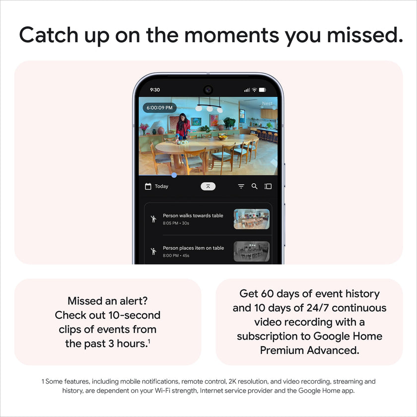 Google Nest Cam Indoor (Wired, 3rd gen) - 2K Video and Gemini 🍁 All In One Marketplace Canada