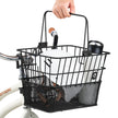 Retrospec Apollo Detachable Front Bike Basket Steel Half-Mesh with Integrated Detachable Hooks and Built-in Handle, Easy Assembly and Portability for Bicycles 🍁 All In One Marketplace Canada
