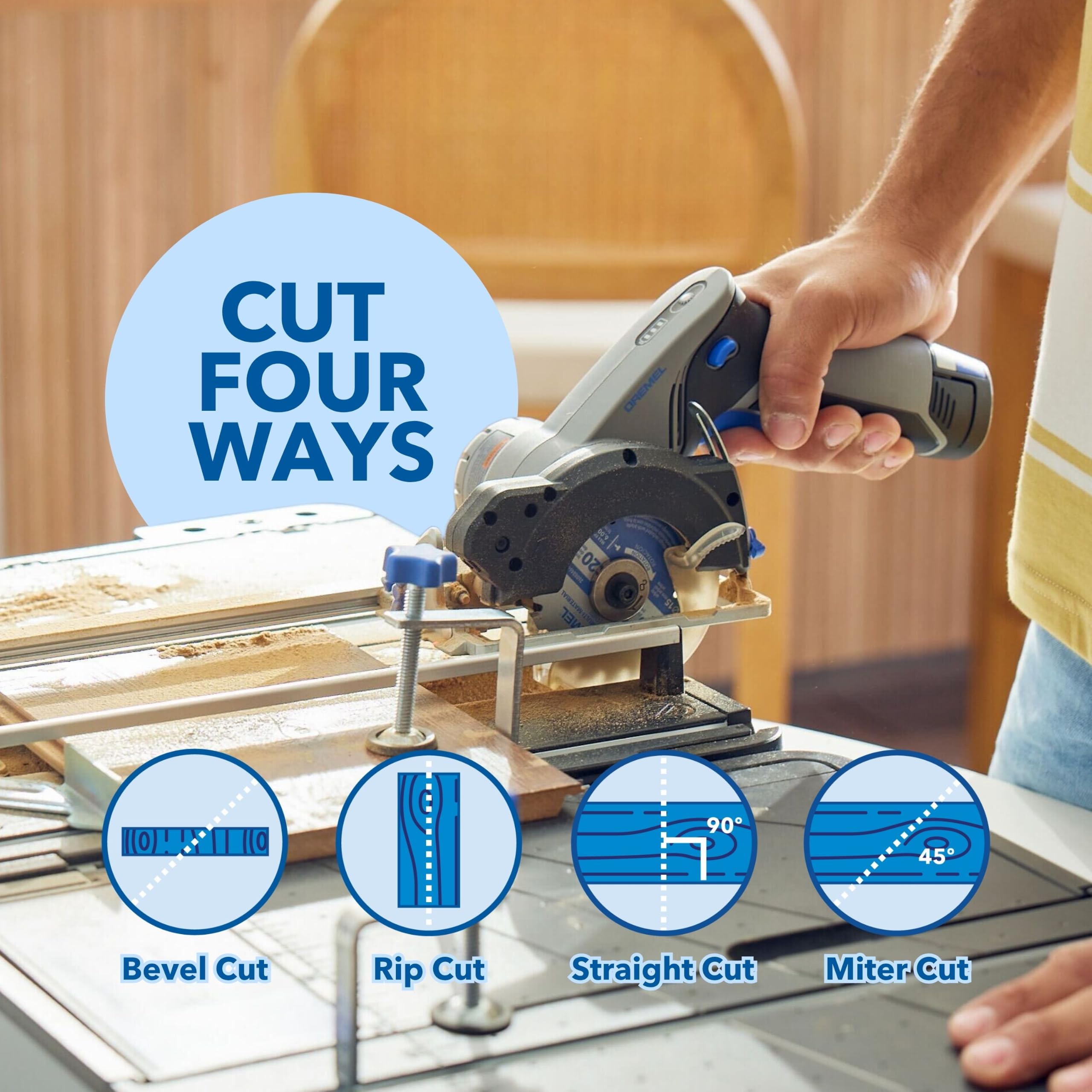 Dremel Blueprint Portable Saw Station with 12V Brushless Compact Circular Saw and Multi-Purpose Cutting Case (CS12V-S1C) 🍁 All In One Marketplace Canada