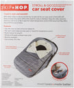 Skip Hop Winter Car Seat Cover, Stroll & Go, Black 🍁 All In One Marketplace Canada