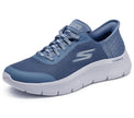 Skechers Women's Go Walk Flex Hands Free Slip-ins - Grand Entry, Blue, 8 🍁 All In One Marketplace Canada