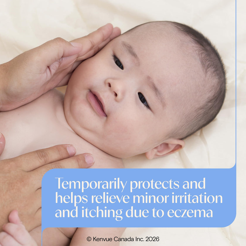 Aveeno Baby Eczema Care Daily Moisturizing Body Cream for Dry, Itchy Skin, Natural Colloidal Oat & Vitamin B5, Hypoallergenic & ph-Balanced, No Added Steroids, Phthalates, Parabens or Fragrance, 330mL 🍁 All In One Marketplace Canada