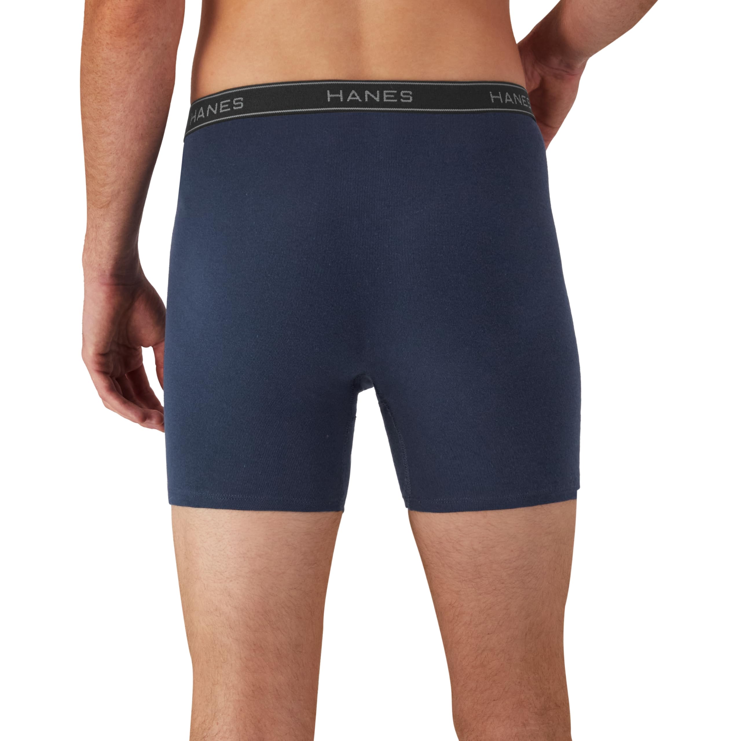 Hanes mens 4 Pack boxer briefs, Black/Grey, Large US 🍁 All In One Marketplace Canada
