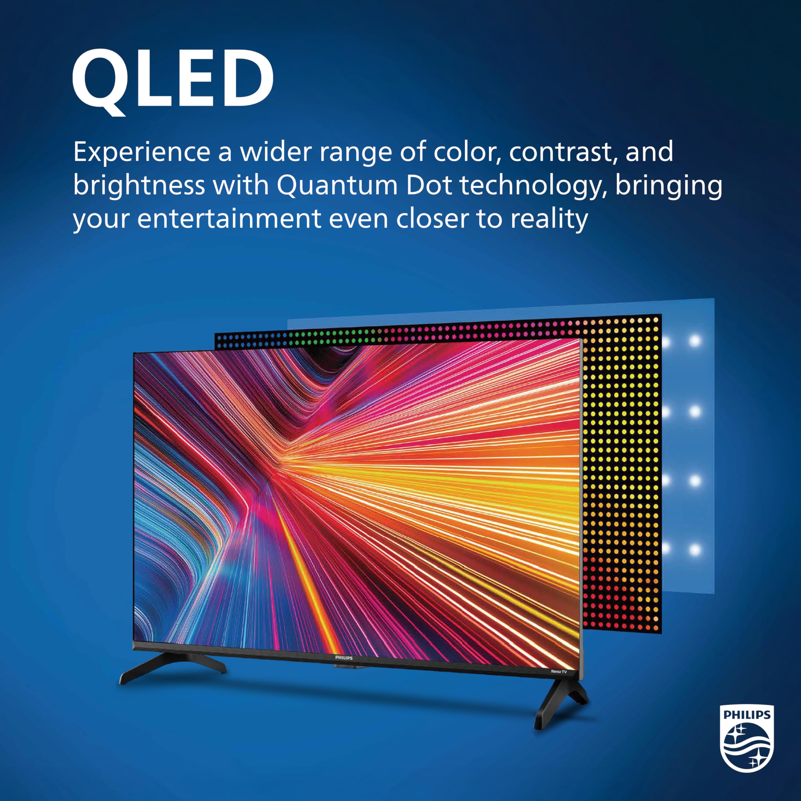 Philips 32PQF7676/F6 7600 Series FHD QLED 32-Inch Full HD QLED Roku TV 🍁 All In One Marketplace Canada