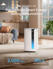 DREO 73 Pint Smart Dehumidifiers for Basements, Energy Star 6.0 Dehumidifier, Quiet 41dB, Auto Humidity Control, 3 Fan Speeds, 24H Timer, with Drain Hose, for Home up to 2000 Sq Ft, Bathroom & Bedroom 🍁 All In One Marketplace Canada