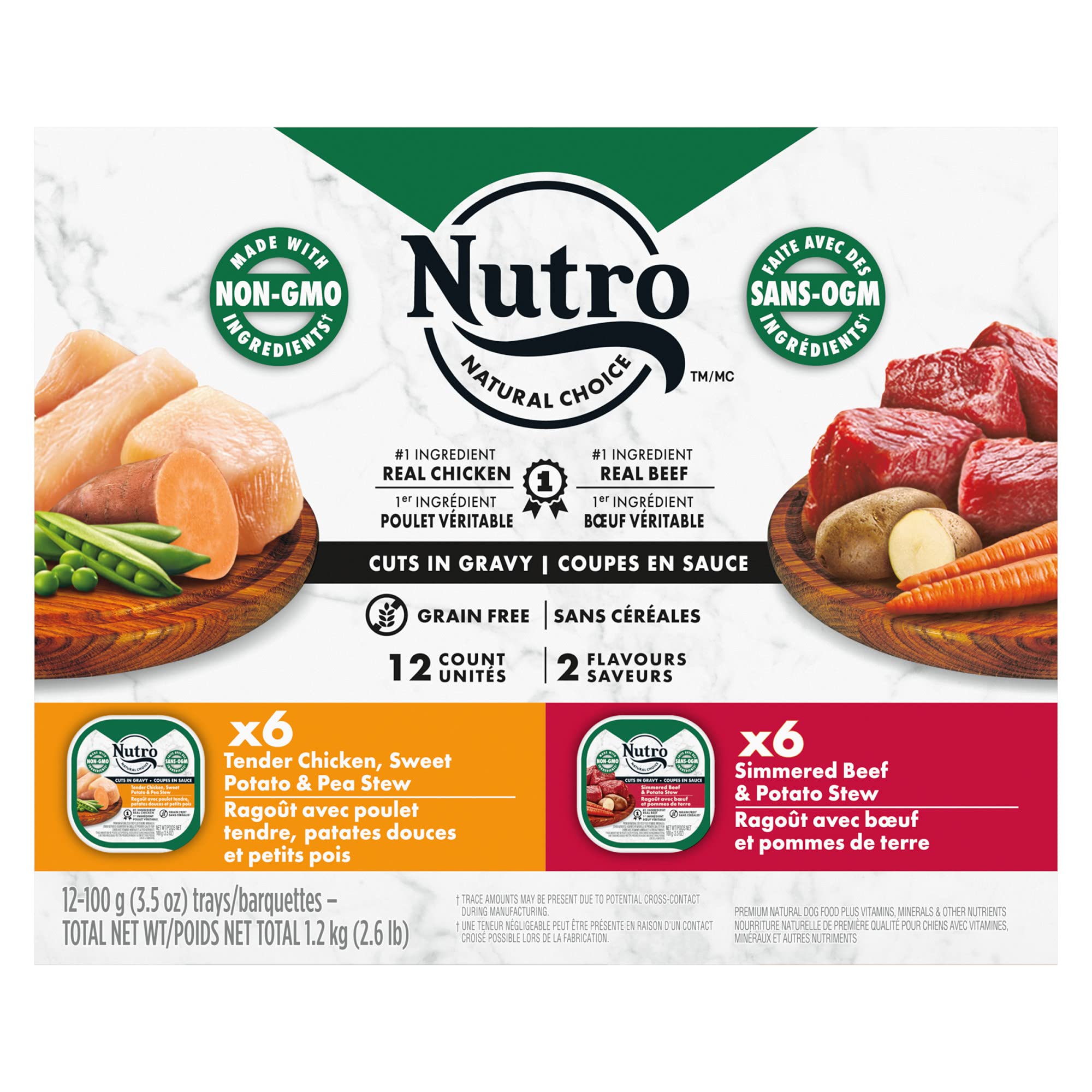 Nutro Natural Choice Adult Wet Dog Food, Chicken Flavour, 100 (12 Pack) 🍁 All In One Marketplace Canada