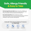 Culturelle Kids Immune Defense, Probiotic + Elderberry, Vitamin C and Zinc, Immune Support for Kids, Mixed Berry Chewables, 30 count 🍁 All In One Marketplace Canada