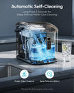 EUHOMY Ice Maker Countertop, 9 Cubes Ready in 6 Mins, 26lbs/24H, Self-Cleaning, Portable Ice Maker Machine with Carry Handle, Basket and Scoop, 2 Sizes of Bullet Ice for Home, Kitchen, Office 🍁 All In One Marketplace Canada