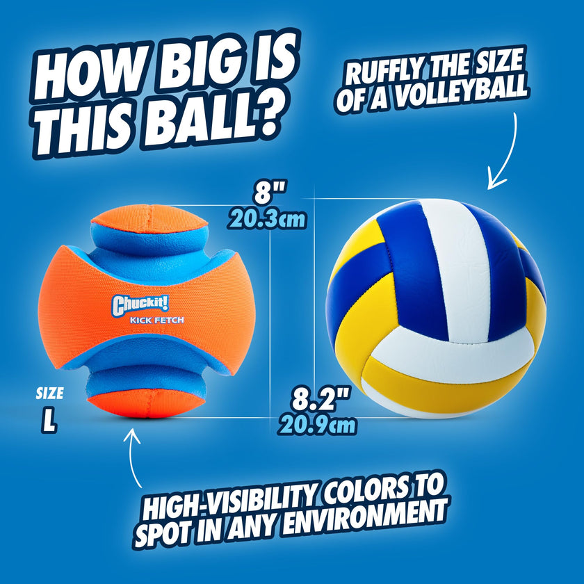 Chuckit! Large Kick Fetch Ball 🍁 All In One Marketplace Canada