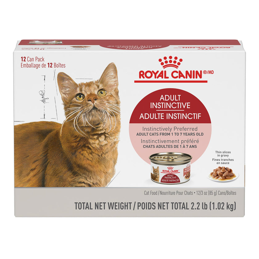 Royal Canin Adult Instinctive Thin Slices in Gravy Wet Cat Food, 3 oz can (12-Count) 🍁 All In One Marketplace Canada