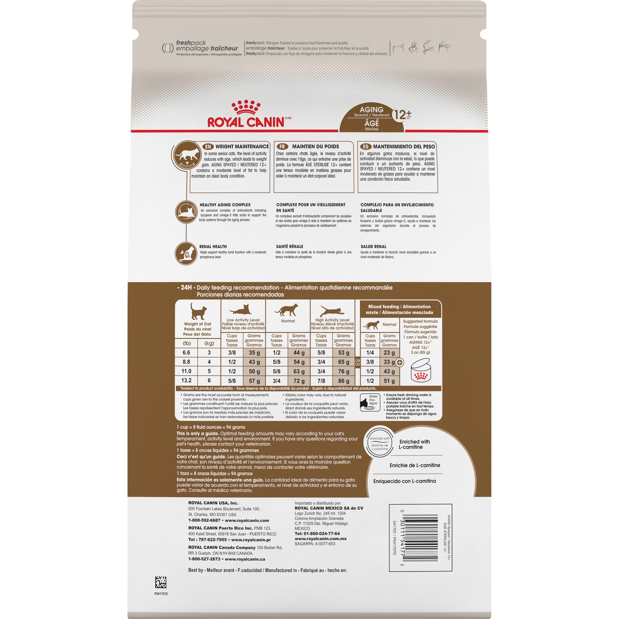 Royal Canin Appetite Control Spayed/Neutered 12+ Dry Adult Cat Food, 7 lb Bag 🍁 All In One Marketplace Canada
