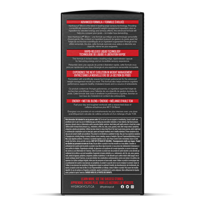 Hydroxycut Weight Loss Pills for Women & Men, Hydroxycut Black - 72 Pills 🍁 All In One Marketplace Canada