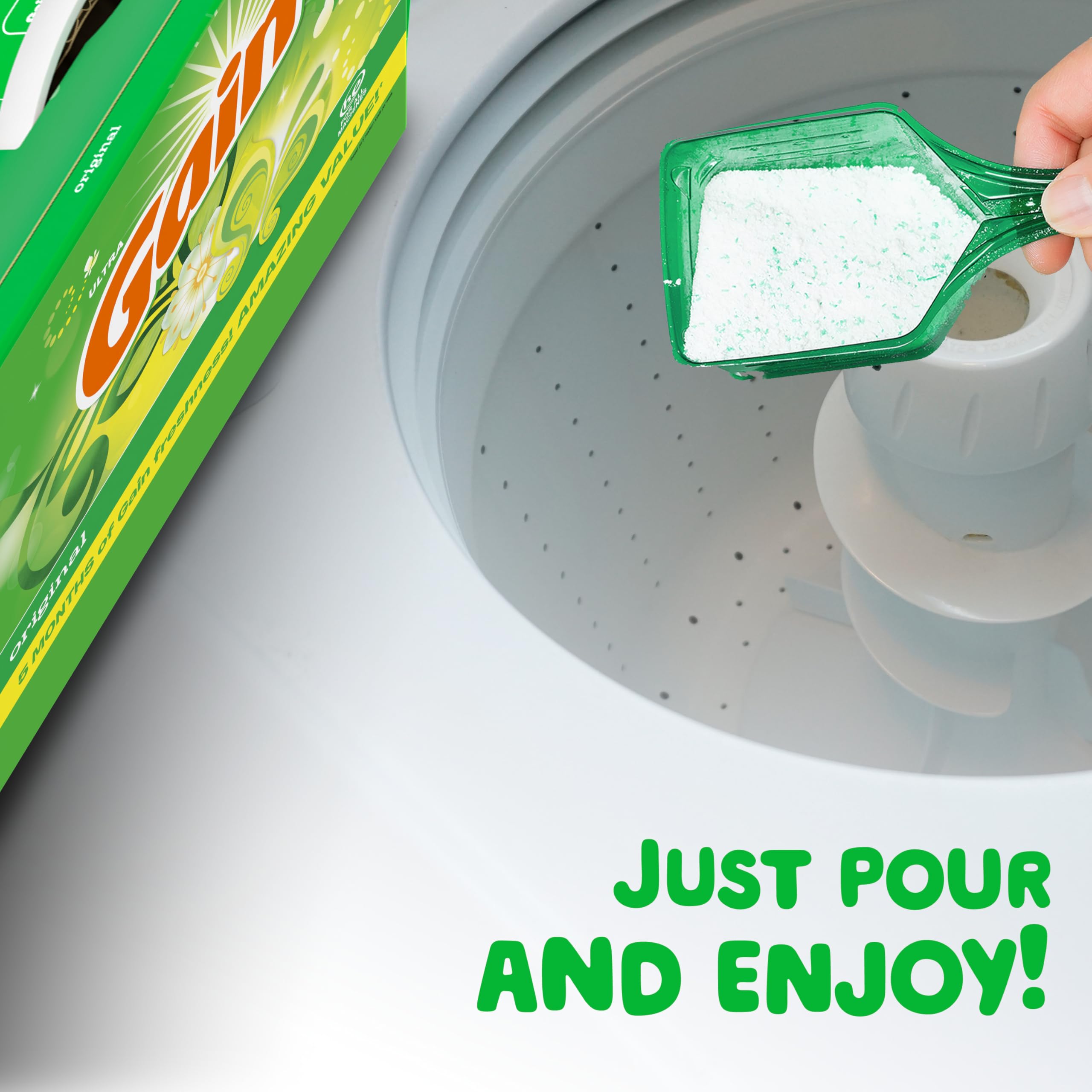 Gain Powder Laundry Detergent, Original Scent, 133 Loads, 3.4 KG 🍁 All In One Marketplace Canada