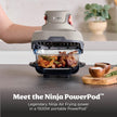 Ninja Crispi Portable Glass Air Fryer Cooking System – 4-Qt & 6-Cup CleanCrisp Containers, Nontoxic, Leak-Proof, Dishwasher Safe – Air Fry, Bake, Max Crisp, Recrisp FN101ST 🍁 All In One Marketplace Canada