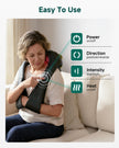 Snailax Shiatsu Neck Massager with Heat, 8 Kneading Nodes for Shoulders 🍁 All In One Marketplace Canada