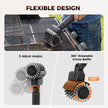 Leebein Electric Grill Brush for Outdoor, 2026 New BBQ Grill Cleaner with 3 Heads, 3-Speed & Angle Adjust Cordless Rotary Grill Brush, 150 Mins Runtime Grill Cleaning Brush for Barbecue Grates 🍁 All In One Marketplace Canada