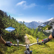Diyife Bike Mirror, [A Pair] Aluminum HD Wide Angle Large Bicycle Rear View Mirror, 360°Adjustable Shockproof Bicycle Mirrors for Handlebar 22-25mm, Fit for Mountain Road Bike Scooter Motocycle 🍁 All In One Marketplace Canada