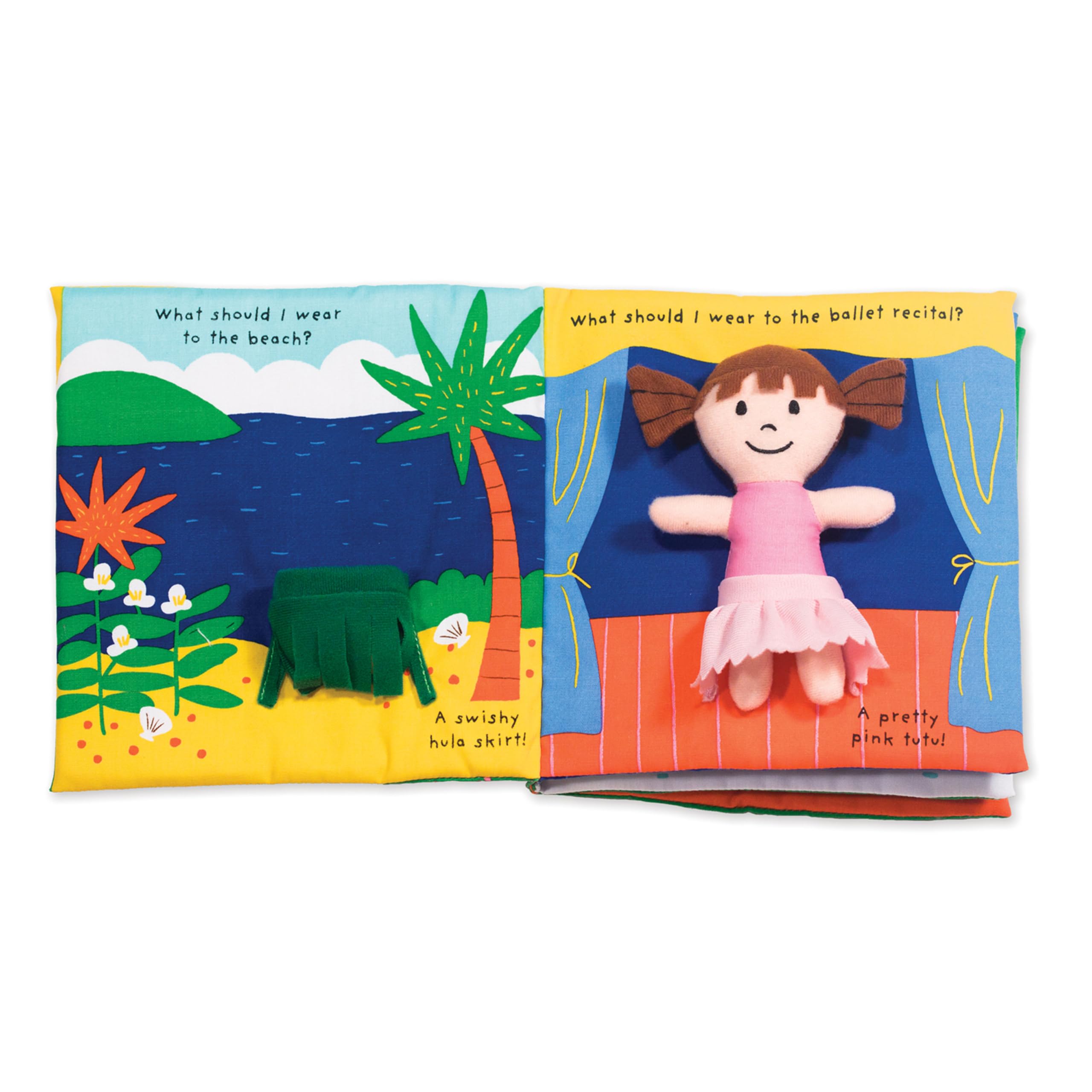 Melissa & Doug Soft Activity Baby Book - What Should I Wear?Sensory Toys for Toddlers, Travel Toys for Toddlers, Dress Up Doll for Babies and 🍁 All In One Marketplace Canada