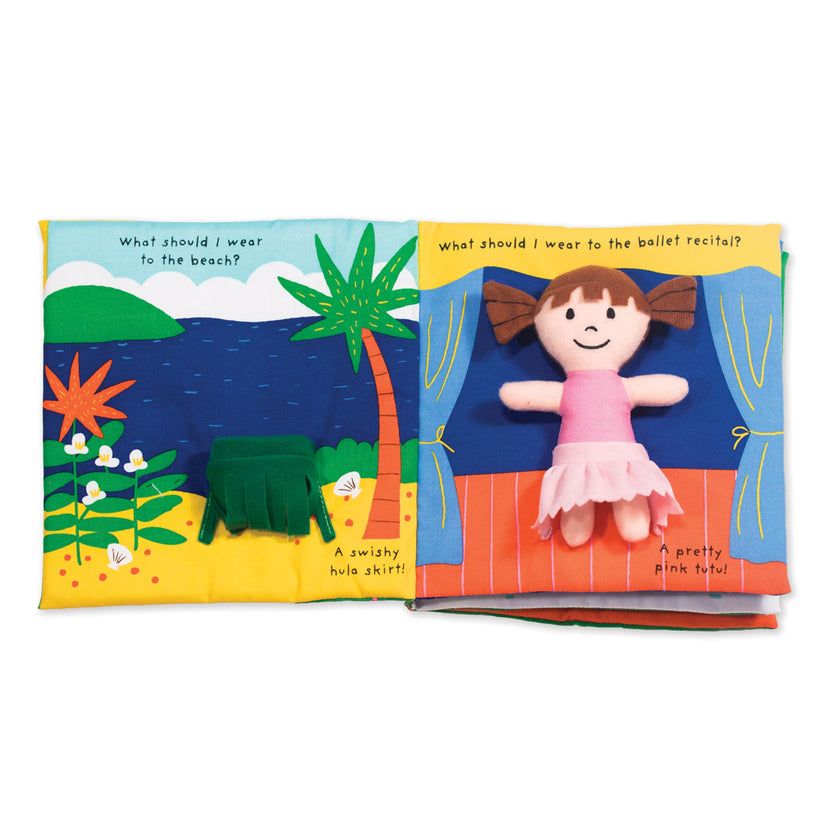 Melissa & Doug Soft Activity Baby Book - What Should I Wear?Sensory Toys for Toddlers, Travel Toys for Toddlers, Dress Up Doll for Babies and 🍁 All In One Marketplace Canada