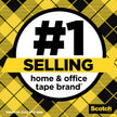 Scotch Double Sided Tape, 1/2 x 500 Inches, 6 Dispensers/Pack (6137H-2PC-MP) 🍁 All In One Marketplace Canada
