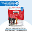 Milk-Bone Brushing Chews Dental Dog Treats, Chicken Flavour Dental Chew, Helps Clean Teeth and Reduce Bad Breath, For Medium Dogs, 45 Treats (Pack of 1) 🍁 All In One Marketplace Canada