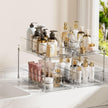 2 Tier Bathroom Organizer, Vtopmart 2 Pack Clear Under Sink Organizers Vanity Counter Storage Container, Medicine Cabinet Drawers Bins, Pull-Out Organization with Track for Pantry, Kitchen 🍁 All In One Marketplace Canada