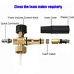 Tool Daily Foam Cannon with 1/4’’ Quick Connector, 1 Liter, 5 Pressure Washer Nozzle Tips 🍁 All In One Marketplace Canada