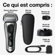 Braun Series 8 Electric Shaver for Men with Precision Long Hair Trimmer, Wet and Dry Electric Razor with Charging Stand and Travel Case, 8517s Galvano Silver 🍁 All In One Marketplace Canada