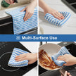 JOYMOOP Microfiber Cleaning Cloths, Dish Cloths for Washing Dishes, 18 Pack Kitchen Towels, Reusable and Washable Dish Towels for Dish Drying Washing, Absorbent Streak Free Lint Free Rags - 10