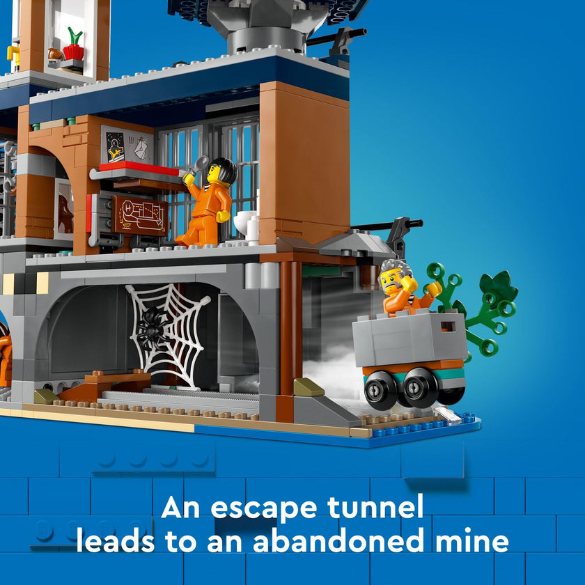 LEGO City Police Prison Island Toy Building Set, Birthday Gift for Boys and Girls Ages 7 Plus, Imaginative Play, Helicopter Toy, Boat Toy and Dinghy, 7 Minifigures with Dog and Shark Toy, 60419 🍁 All In One Marketplace Canada