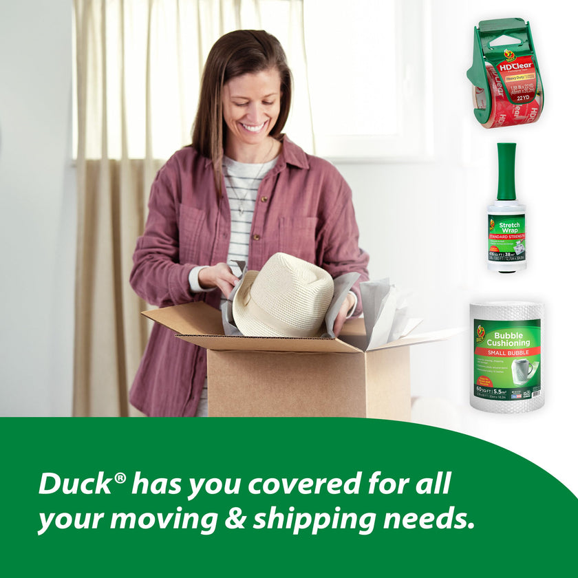 Duck Brand HD Clear High Performance Packaging Tape, 1.88-Inch x 54.6-Yard, Crystal Clear, 6-Pack (441962) 🍁 All In One Marketplace Canada