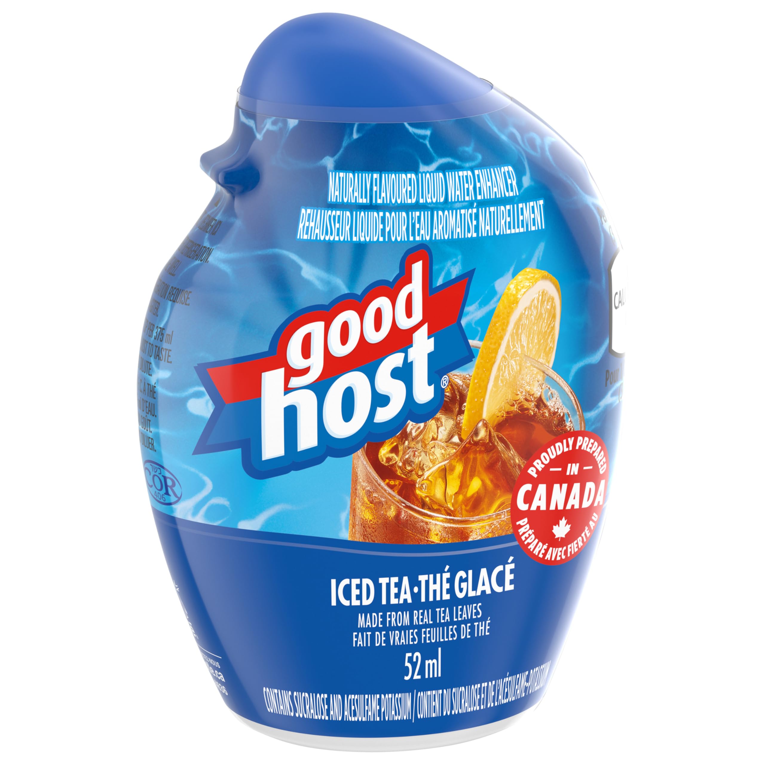 GOODHOST Iced Tea Liquid Water Enhancer, 12 Bottles, 744 g 🍁 All In One Marketplace Canada