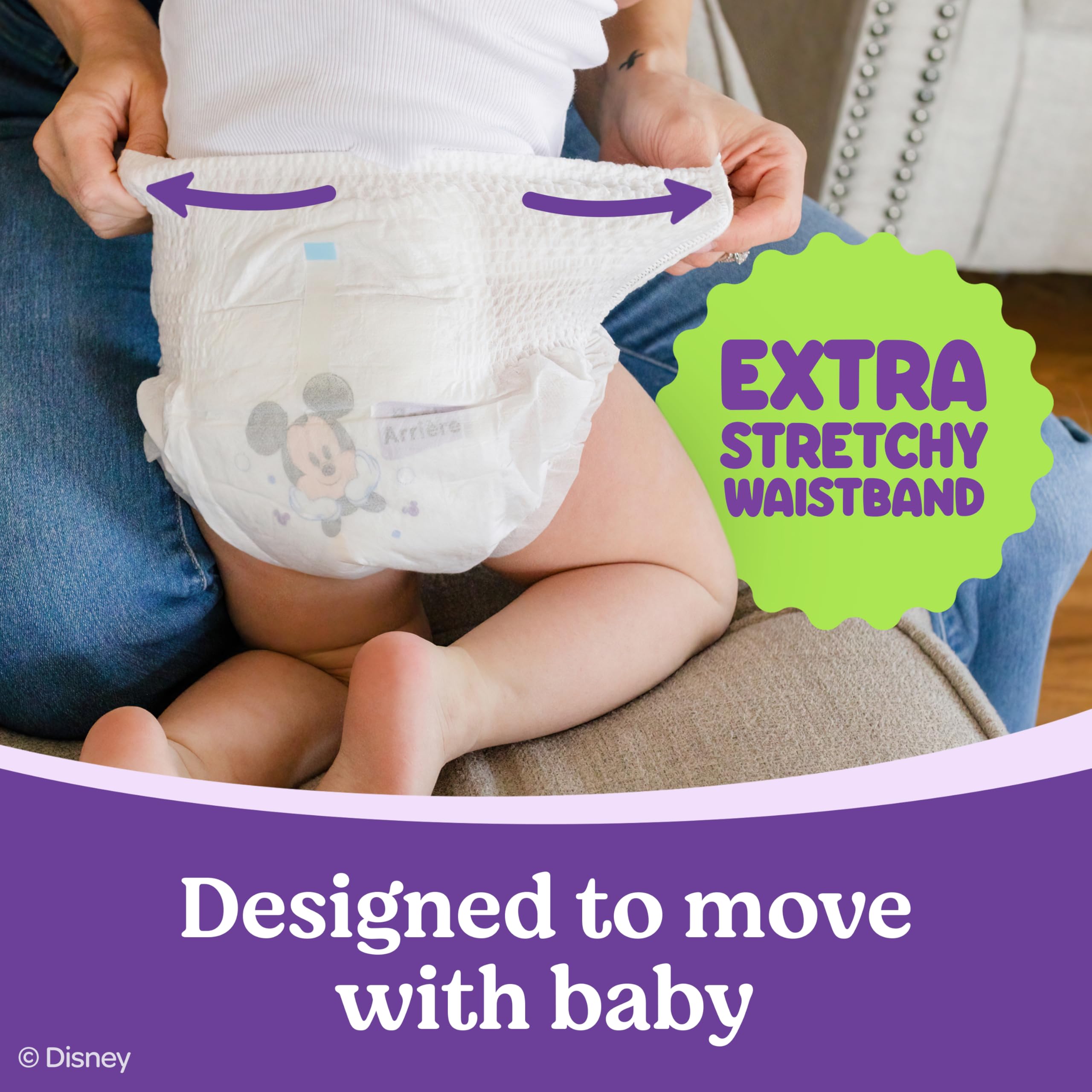 Huggies Size 3 Baby Diapers, Little Movers HuggFit 360° Baby Diapers with 360° Waistband, Size 3 (16-28 lbs), 136 Count, Packaging May Vary 🍁 All In One Marketplace Canada