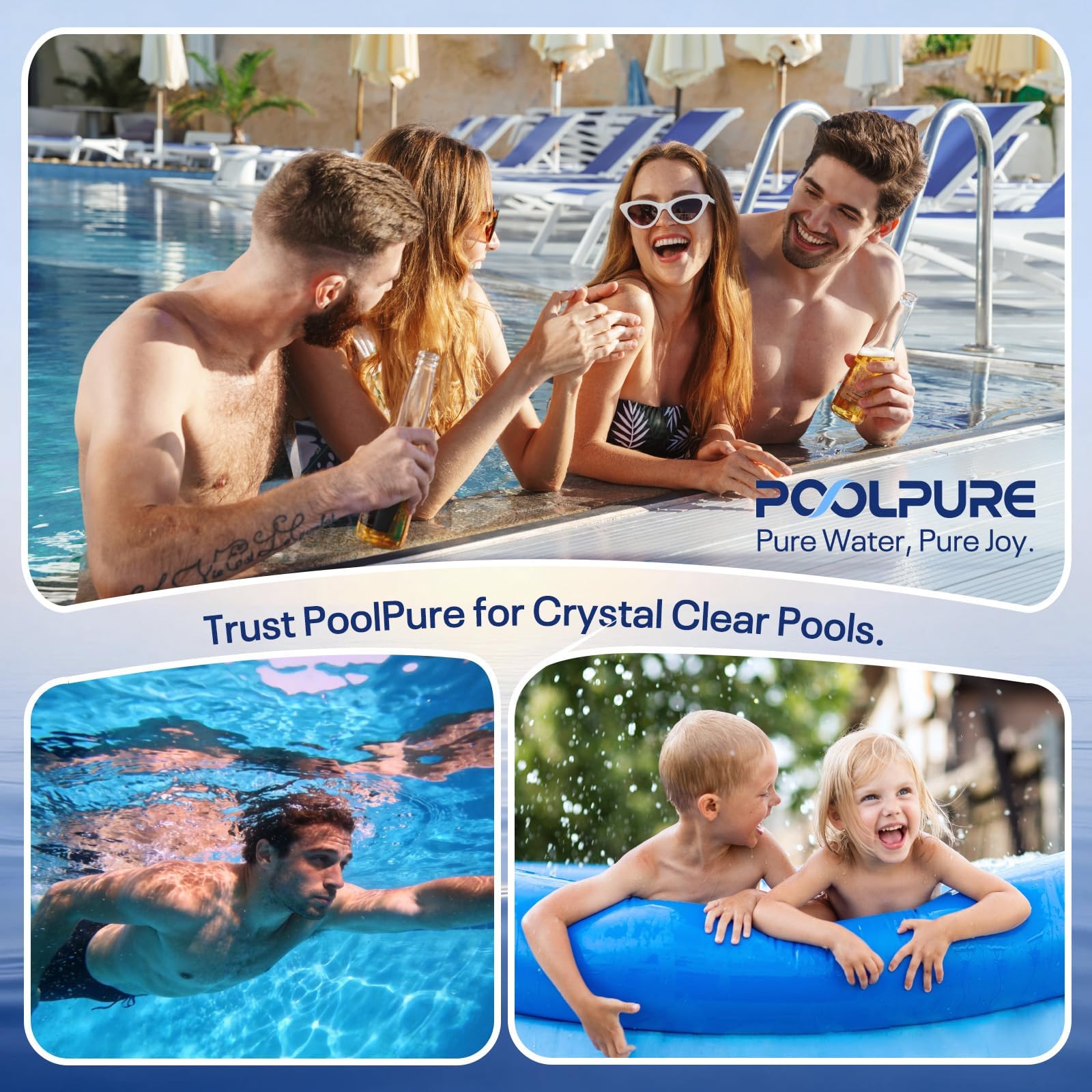 POOLPURE PLFPRB25-IN Hot Tub Filter Replace Unicel C-4326, Guardian 413-106, Filbur FC-2375, FC-2370, 3005845, 17-2327, 100586, 33521, 25392, 817-2500, 5X13 Drop in Spa Filter 2 Pack 🍁 All In One Marketplace Canada