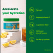Organika Canadian-Made Electrolytes Powder with Vitamin C & Prebiotic Fibre - Sugar-Free Hydration Drink Mix - Lemon Iced Tea - 210 g - 60 servings 🍁 All In One Marketplace Canada