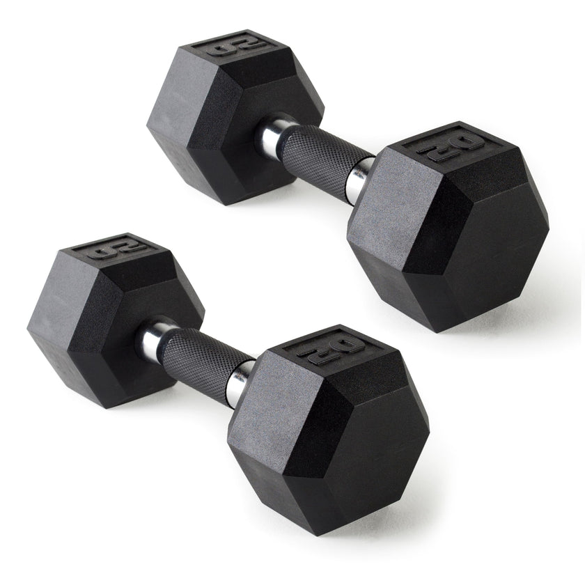 CAP Barbell 20 LB Coated Hex Dumbbell Weight Pair with Padded Grip 🍁 All In One Marketplace Canada