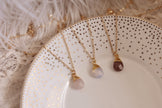 Opalite Faceted Water Drop Necklace