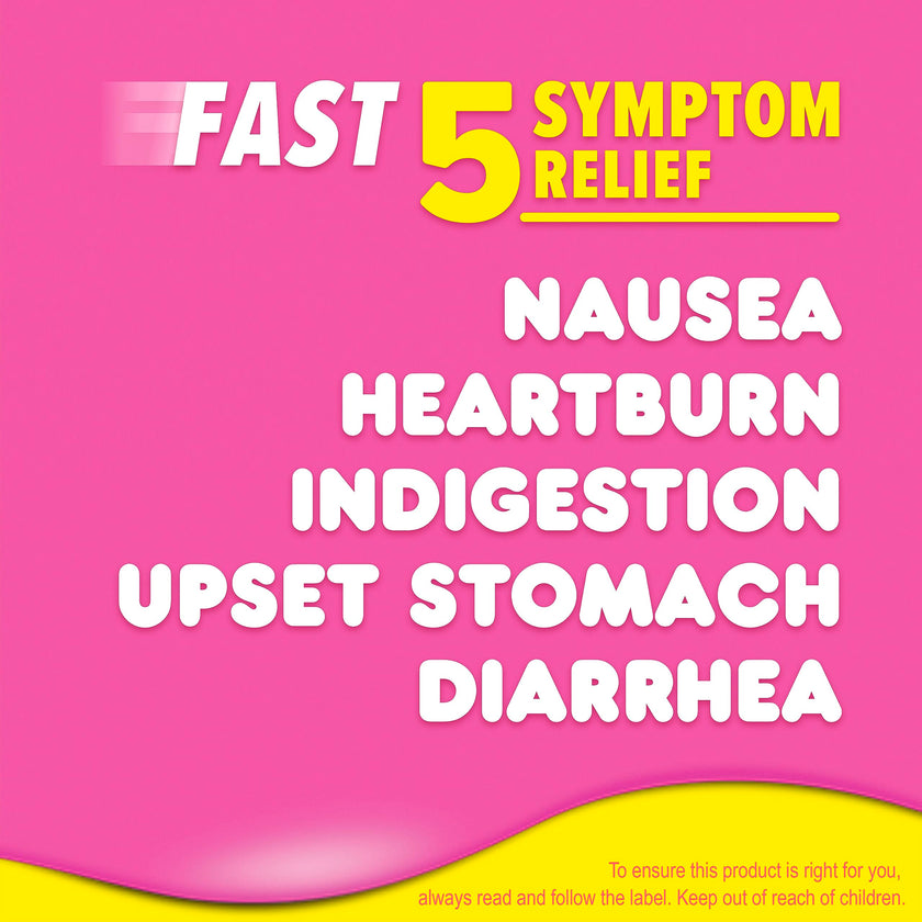 Pepto Bismol Liquid, Upset Stomach Relief, Diarrhea Relief, Heartburn, Nausea, Indigestion, Upset Stomach, Original Flavor, Pack of 2, 480mL each 🍁 All In One Marketplace Canada