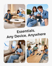 VEGER Portable Charger for iPhone Built in Cables and Wall Plug, 10000mah Slim Fast Charging USB C Power Bank, Travel Essential Battery Pack Compatible with iPhones, iPad, Samsung More Devices(Black) 🍁 All In One Marketplace Canada
