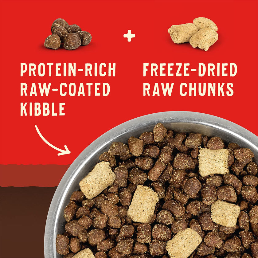 Stella & Chewy's Wild Red Dry Dog Food Raw Blend High Protein Grain & Legume Free Red Meat Recipe, 1.58kg Bag 🍁 All In One Marketplace Canada