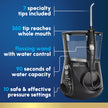 Waterpik Aquarius Water Flosser For Teeth Cleaning, Gums, Braces, Dental Care, Electric Power With 10 Settings, 7 Tips For Multiple Users & Needs, CDA Validated, Black WP-662, Packaging May Vary 🍁 All In One Marketplace Canada
