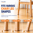 32 Pcs Chair Leg Floor Protectors for Hardwood Floors Silicone Covers to Protect Wood Tile Floors Felt Pads Furniture Leg Caps Anti-Scratch Reduce Noise (Fit:1.3
