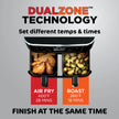 Ninja Foodi 10-qt. 6-in-1 DualZone XL Air Fryer, 2 Independent Baskets, Match Cook & Smart Finish to Air Fry, Air Broil, Roast, Bake, Dehydrate, & Keep Warm, Black, DZ302C (Canadian Version) 🍁 All In One Marketplace Canada