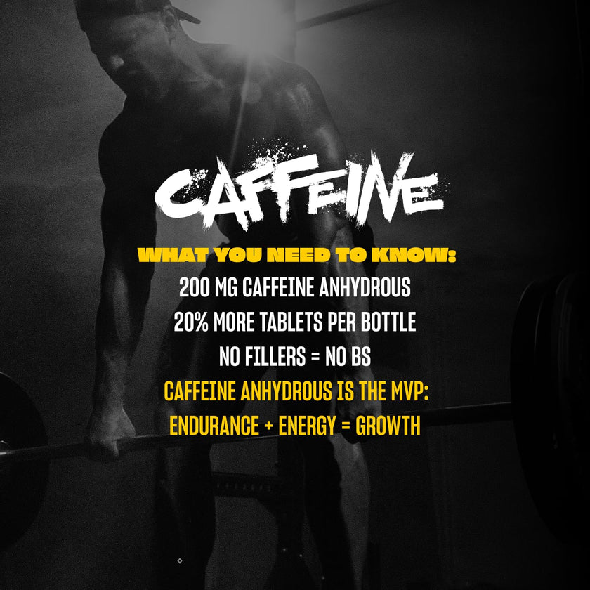 Mutant Caffeine - Maximum strength - 200mg caffeine equivalent - 240 tablets 🍁 All In One Marketplace Canada